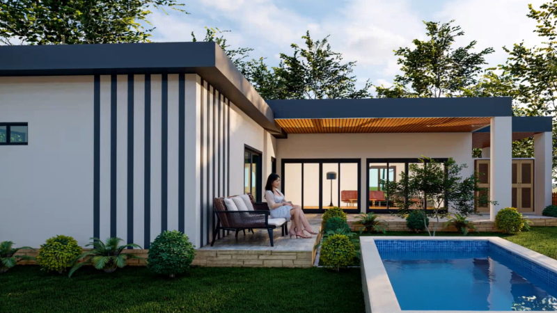 135m2 retirement pool villa hua hin